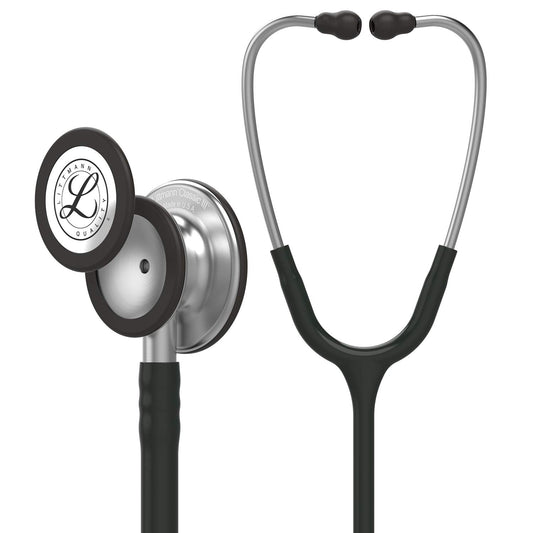 3M Littmann Classic III Monitoring Stethoscope, 5620, More Than 2X as Loud, Weighs Less, Stainless Steel Chestpiece, 27" Black Tube