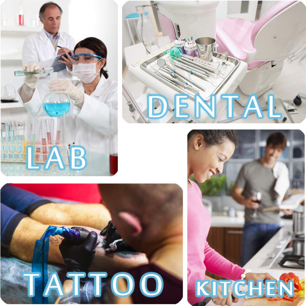 3 Pack Professional Medical Surgical Stainless Steel Dental Procedure Tray Thickening Lab Instrument Tools Trays -Flat Type (8.6" * 6.0" * 0.8", 3)