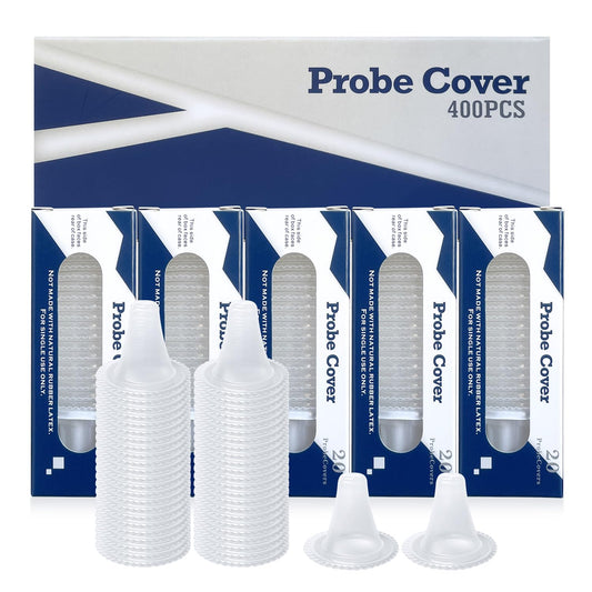 400X Ear Thermometer Probe Covers, for All Braun Thermometer Ear Covers, Lens Filters, Refill Caps,Disposable Ear Thermometer Covers (400)