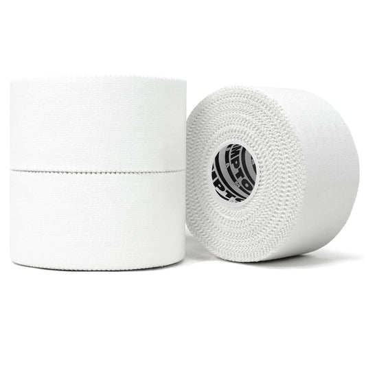 Hampton Adams | As Seen on Shark Tank | Original Athletic Sports Tape (3-Pack) | 45ft Rolls | Very Strong Easy Tear NO Sticky Residue | Best Tape for Athlete & Trainers | Fingers Ankles Wrist (White)
